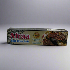 Afraa black henna pasta tube