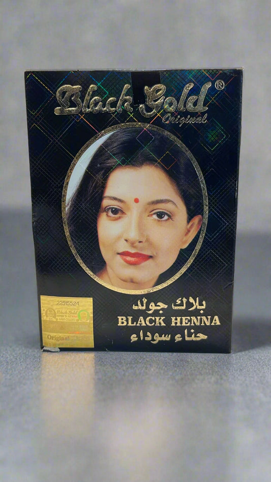 Black gold black henna 10gmx6pouches